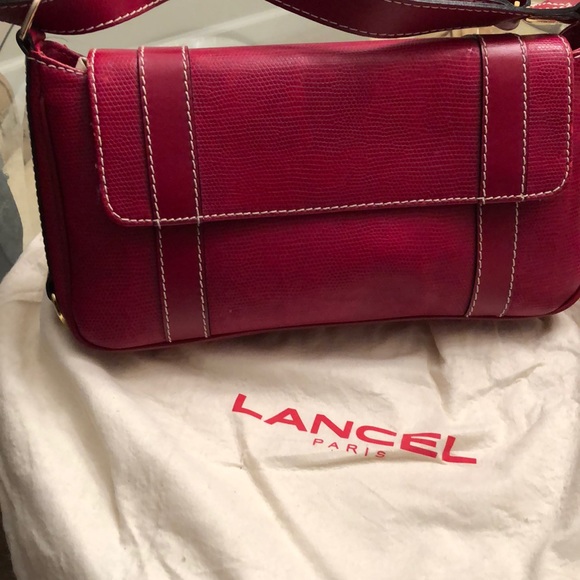 Lancel Paris leather shoulder bag - Picture 1 of 8